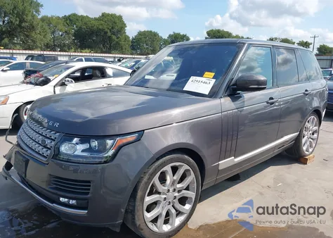 2017 Land Rover Range Rover 3.0L V6 Turbocharged Diesel Hse Td6 из США, поврежденный, VIN SALGS2FK8HA322915